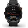 Часы GARMIN FENIX 7S SOLAR SLATE GRAY WITH BLACK BAND