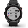 Часы GARMIN FENIX 7S SOLAR SLATE GRAY WITH BLACK BAND