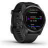 Часы GARMIN FENIX 7S SOLAR SLATE GRAY WITH BLACK BAND