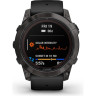 Часы GARMIN FENIX 7X PRO – SAPPHIRE SOLAR EDITION CARBON GRAY DLC TITANIUM WITH BLACK BAND