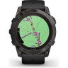 Часы GARMIN FENIX 7X PRO – SAPPHIRE SOLAR EDITION CARBON GRAY DLC TITANIUM WITH BLACK BAND