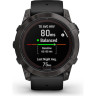 Часы GARMIN FENIX 7X PRO – SAPPHIRE SOLAR EDITION CARBON GRAY DLC TITANIUM WITH BLACK BAND
