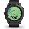 Часы GARMIN FENIX 7X PRO – SAPPHIRE SOLAR EDITION CARBON GRAY DLC TITANIUM WITH BLACK BAND