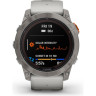 Часы GARMIN FENIX 7X PRO – SAPPHIRE SOLAR EDITION TITANIUM WITH FOG GRAY/EMBER ORANGE BAND