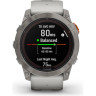 Часы GARMIN FENIX 7X PRO – SAPPHIRE SOLAR EDITION TITANIUM WITH FOG GRAY/EMBER ORANGE BAND
