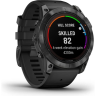 Часы GARMIN FENIX 7X PRO – SOLAR EDITION SLATE GRAY WITH BLACK BAND