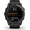 Часы GARMIN FENIX 7X PRO – SOLAR EDITION SLATE GRAY WITH BLACK BAND
