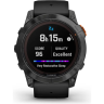 Часы GARMIN FENIX 7X PRO – SOLAR EDITION SLATE GRAY WITH BLACK BAND