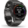 Часы GARMIN FENIX 7X PRO - SAPPHIRE SOLAR EDITION CARBON GRAY DLC TITANIUM WITH VENTED TITANIUM BRACELET