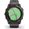 Часы GARMIN FENIX 7X PRO - SAPPHIRE SOLAR EDITION CARBON GRAY DLC TITANIUM WITH VENTED TITANIUM BRACELET