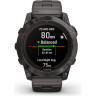 Часы GARMIN FENIX 7X PRO - SAPPHIRE SOLAR EDITION CARBON GRAY DLC TITANIUM WITH VENTED TITANIUM BRACELET