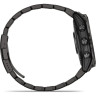 Часы GARMIN FENIX 7X PRO - SAPPHIRE SOLAR EDITION CARBON GRAY DLC TITANIUM WITH VENTED TITANIUM BRACELET