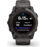 Часы GARMIN FENIX 7X PRO - SAPPHIRE SOLAR EDITION CARBON GRAY DLC TITANIUM WITH VENTED TITANIUM BRACELET