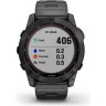 Часы GARMIN FENIX 7X SAPPHIRE SOLAR CARBON COATED TITANIUM GRAY (DLC) VENTILATED TITANIUM GRAY CARBON COATED (DLC) STRAP
