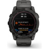 Часы GARMIN FENIX 7X SAPPHIRE SOLAR CARBON COATED TITANIUM GRAY (DLC) VENTILATED TITANIUM GRAY CARBON COATED (DLC) STRAP