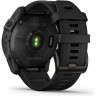 Часы GARMIN FENIX 7X SAPPHIRE SOLAR CARBON GRAY DLC TITANIUM WITH BLACK BAND