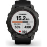 Часы GARMIN FENIX 7X SAPPHIRE SOLAR CARBON GRAY DLC TITANIUM WITH BLACK BAND