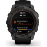 Часы GARMIN FENIX 7X SAPPHIRE SOLAR CARBON GRAY DLC TITANIUM WITH BLACK BAND