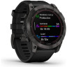 Часы GARMIN FENIX 7X SAPPHIRE SOLAR CARBON GRAY DLC TITANIUM WITH BLACK BAND