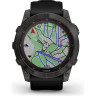 Часы GARMIN FENIX 7X SAPPHIRE SOLAR CARBON GRAY DLC TITANIUM WITH BLACK BAND