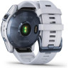 Часы GARMIN FENIX 7X SAPPHIRE SOLAR MINERAL BLUE DLC TITANIUM WITH WHITESTONE BAND