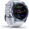 Часы GARMIN FENIX 7X SAPPHIRE SOLAR MINERAL BLUE DLC TITANIUM WITH WHITESTONE BAND