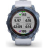 Часы GARMIN FENIX 7X SAPPHIRE SOLAR MINERAL BLUE DLC TITANIUM WITH WHITESTONE BAND