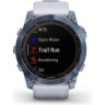 Часы GARMIN FENIX 7X SAPPHIRE SOLAR MINERAL BLUE DLC TITANIUM WITH WHITESTONE BAND