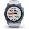 Часы GARMIN FENIX 7X SAPPHIRE SOLAR MINERAL BLUE DLC TITANIUM WITH WHITESTONE BAND