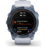 Часы GARMIN FENIX 7X SAPPHIRE SOLAR MINERAL BLUE DLC TITANIUM WITH WHITESTONE BAND