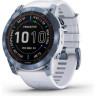 Часы GARMIN FENIX 7X SAPPHIRE SOLAR MINERAL BLUE DLC TITANIUM WITH WHITESTONE BAND