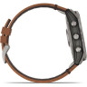 Часы GARMIN FENIX 7X SAPPHIRE SOLAR TITANIUM WITH A CHESTNUT LEATHER STRAP