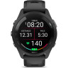 Часы GARMIN FORERUNNER 265 BLACK BEZEL AND CASE WITH BLACK/POWDER GRAY SILICONE BAND