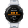 Часы GARMIN FORERUNNER 265 BLACK BEZEL WITH WHITESTONE CASE AND WHITESTONE/TIDAL BLUE SILICONE BAND