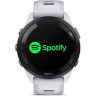 Часы GARMIN FORERUNNER 265 BLACK BEZEL WITH WHITESTONE CASE AND WHITESTONE/TIDAL BLUE SILICONE BAND