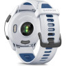 Часы GARMIN FORERUNNER 265 BLACK BEZEL WITH WHITESTONE CASE AND WHITESTONE/TIDAL BLUE SILICONE BAND