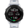 Часы GARMIN FORERUNNER 265 BLACK BEZEL WITH WHITESTONE CASE AND WHITESTONE/TIDAL BLUE SILICONE BAND