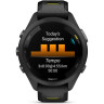 Часы GARMIN FORERUNNER 265S BLACK BEZEL AND CASE WITH BLACK/AMP YELLOW SILICONE BAND