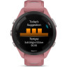 Часы GARMIN FORERUNNER 265S BLACK BEZEL WITH LIGHT PINK CASE AND LIGHT PINK/WHITESTONE SILICONE BAND