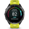 Часы GARMIN FORERUNNER 965 CARBON GRAY DLC TITANIUM BEZEL WITH BLACK CASE AND AMP YELLOW/BLACK SILICONE BAND