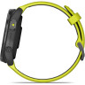 Часы GARMIN FORERUNNER 965 CARBON GRAY DLC TITANIUM BEZEL WITH BLACK CASE AND AMP YELLOW/BLACK SILICONE BAND