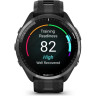Часы GARMIN FORERUNNER 965 CARBON GRAY DLC TITANIUM BEZEL WITH BLACK CASE AND BLACK/POWDER GRAY SILICONE BAND