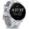 Часы GARMIN FORERUNNER 965 TITANIUM BEZEL WITH WHITESTONE CASE AND WHITESTONE/POWDER GRAY SILICONE BAND