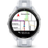Часы GARMIN FORERUNNER 965 TITANIUM BEZEL WITH WHITESTONE CASE AND WHITESTONE/POWDER GRAY SILICONE BAND