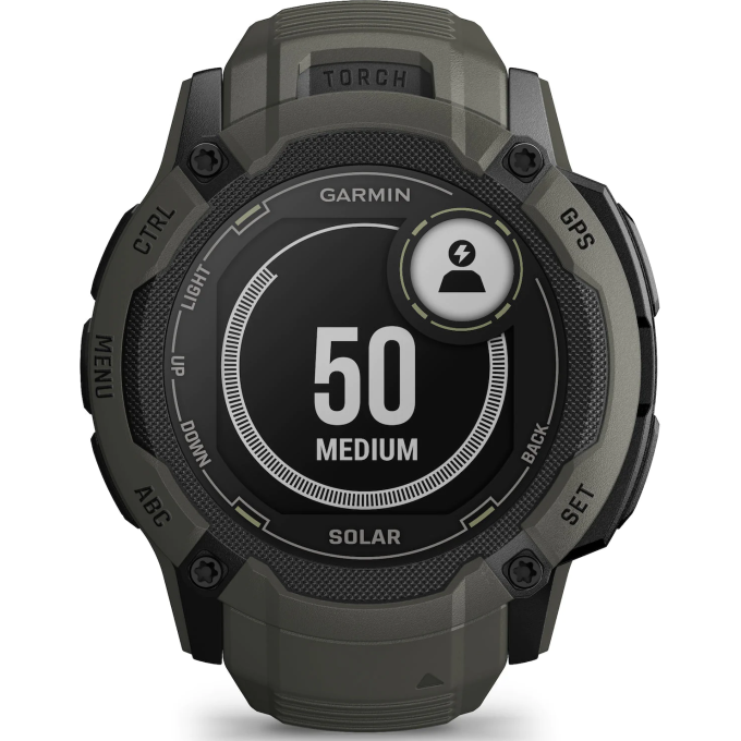 Часы GARMIN INSTINCT 2X SOLAR темно-зеленый