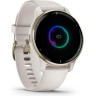 Часы GARMIN VENU 2 PLUS CREAM GOLD STAINLESS STEEL BEZEL WITH IVORY CASE AND SILICONE BAND