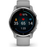 Часы GARMIN VENU 2 PLUS SILVER STAINLESS STEEL BEZEL WITH POWDER GRAY CASE AND SILICONE BAND