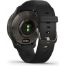 Часы GARMIN VENU 2 PLUS SLATE STAINLESS STEEL BEZEL WITH BLACK CASE AND SILICONE BAND