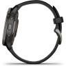 Часы GARMIN VENU 2 PLUS SLATE STAINLESS STEEL BEZEL WITH BLACK CASE AND SILICONE BAND