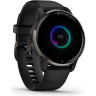 Часы GARMIN VENU 2 PLUS SLATE STAINLESS STEEL BEZEL WITH BLACK CASE AND SILICONE BAND